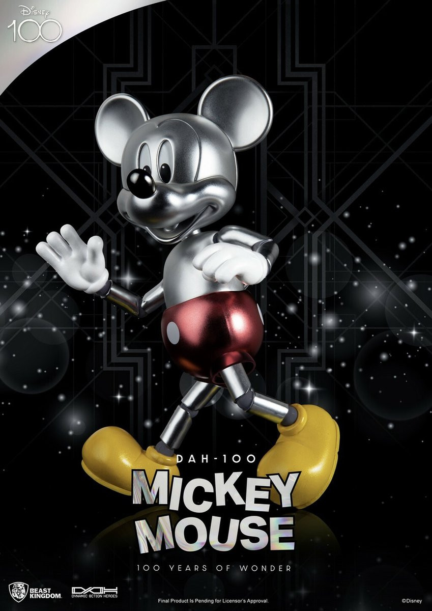 Beast Kingdom Disney 100 Jaar van het Wonder Mickey Mouse DAH-100 beeldje 16 cm