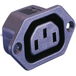 Bulgin PX0675/63 Kaltgeräte-Steckverbinder PX Buchse, Einbau vertikal Gesamtpolzahl: 2 + PE 10 A Schwarz 1 St.