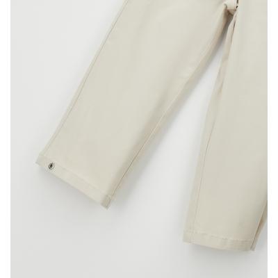 Outdoorhose SARABANDA "BABY GIRL TROUSERS", Mädchen, Gr. 128, EURO-Größen, cream, 99% Baumwolle, 1% Elastan, Hosen Outdoorhose