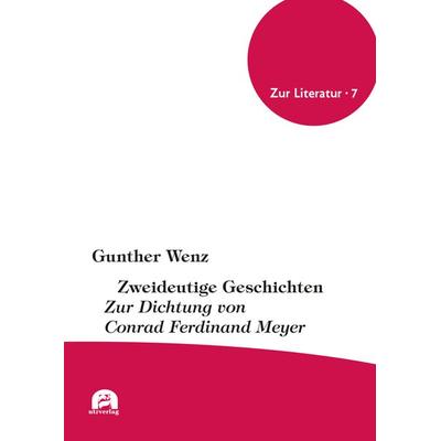 Zweideutige Geschichten, Taschenbuch von Gunther Wenz, Utzverlag GmbH, 978-3-8316-5000-2