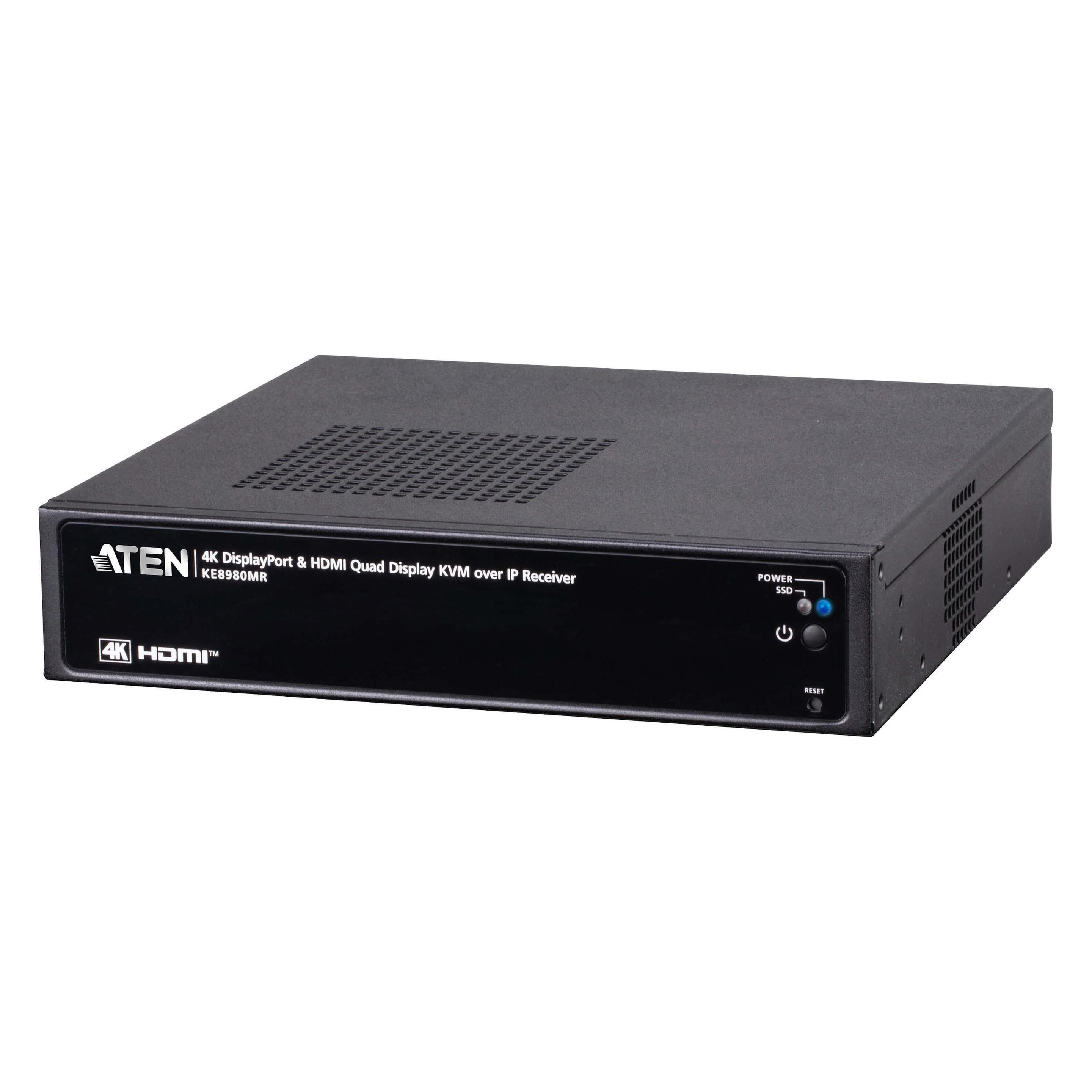 Aten KE8980MR 4K Quad-Display KVM über IP Multi-View Empfänger (KE8980MR)
