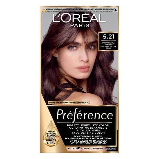 L'Oréal Paris L'Oreal Preference Haarfarbe 521 Hellbraun (Hellbraun) (49048348)