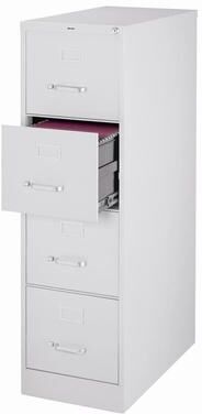 "Hirsh 25"" Deep 4-drawer Letter-size Commercial Vertical File Cabinet"
