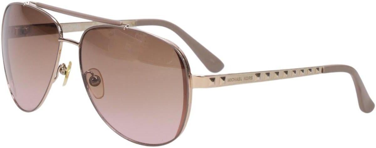 Michael Michael Kors Damen Sonnenbrille, Gold - Second Hand
