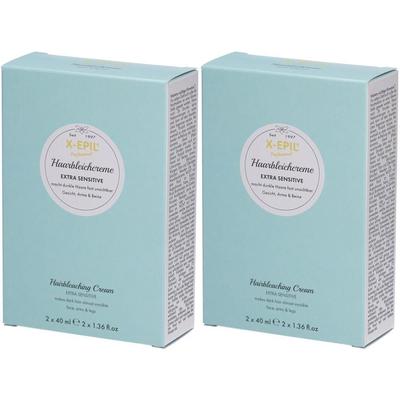 X-Epil Haarbleichcreme 2x 2x2x40 ml Creme