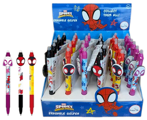 Spidey SP253247 uitwisbare gelpen - 36 stuks