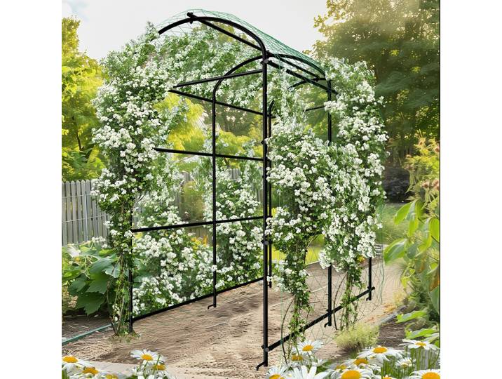 Cadre de Support de culture en treillis pour plantes de jardin hautes en métal en forme de U pour plantes grimpantes et légumes