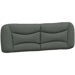 vidaXL Kopfteil-Kissen "Hvar" Dunkelgrau 160 cm Stoff