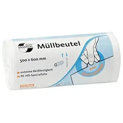 Emil Deiss 49907 Müllbeutel UNIVERSAL transparent 30 L HDPE Material, 500x600 mm