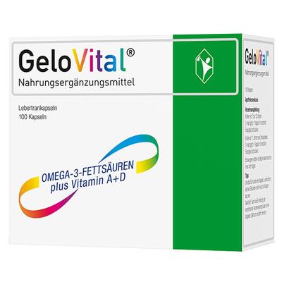 Gelovital Nahrungsergänzungsmittel Lebertran Kaps. 100 St Kapseln