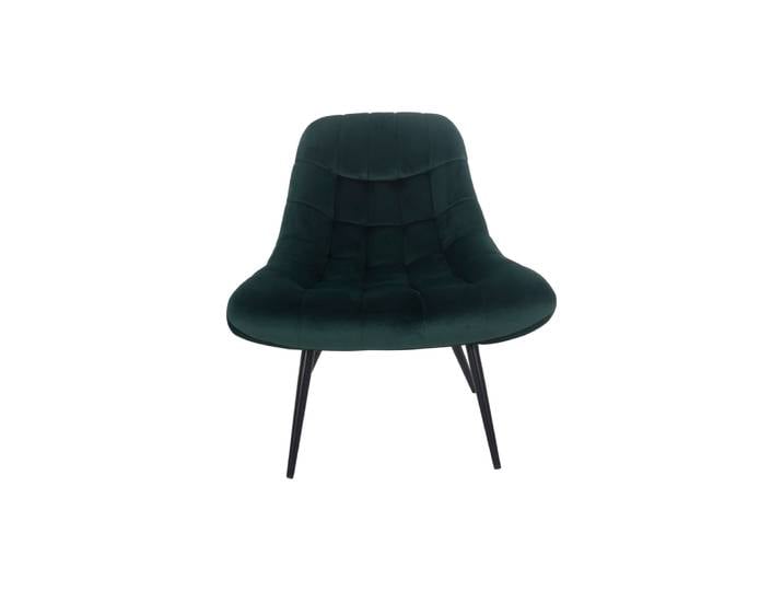 Sessel XXL, Samt, Schwarz, 76×85,6×85,6 cm, Modern & Glamour, SalesFever