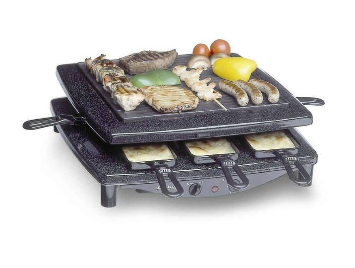 STEBA Raclette RC 3 plus , schwarz, B:36cm H:14cm T:36cm, Raclettes