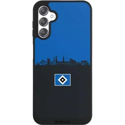 Nivocase Handyhülle für Samsung Galaxy A14 5G Hülle NIVOpure Case Schwarz HSV Hamburg Skyline (Samsung Galaxy A14 5G), Smartphone Hülle, Schwarz