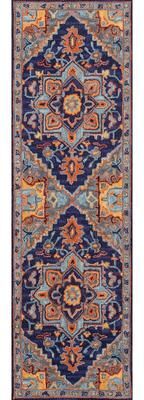 Momeni Ibiza Medallion Hand-tufted Wool Area Rug.