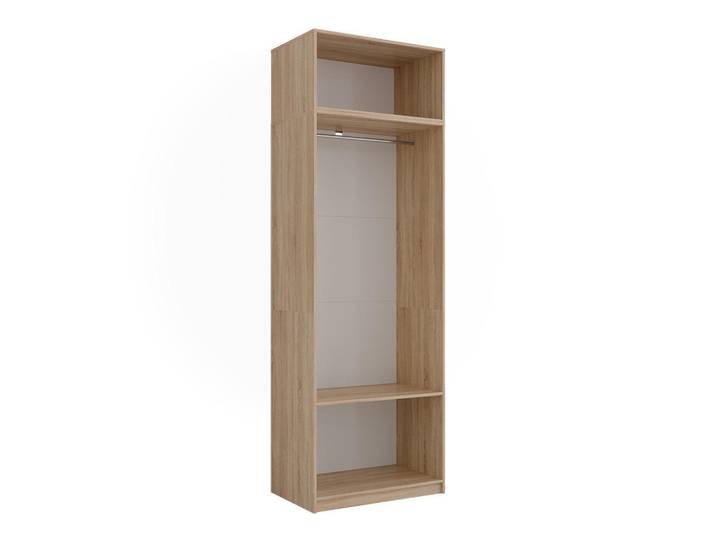 Vicco Kleiderschrank Elmo, Sonoma, 80 x 40 cm 2er Set, Sonoma Eiche, Rechteckig, 80x40x50 cm, Schlafzimmer, Kleiderschränke