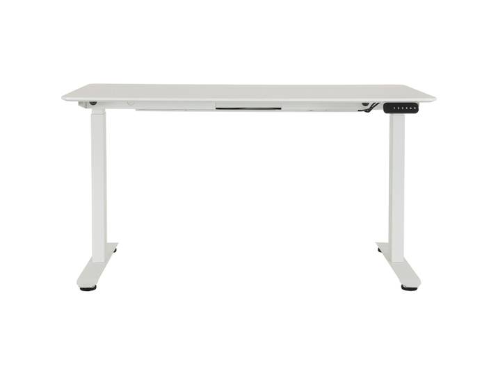 Schreibtisch Lario weiss MDF Höhenverstellbar B 140 T 70 cm - Schreibtisch