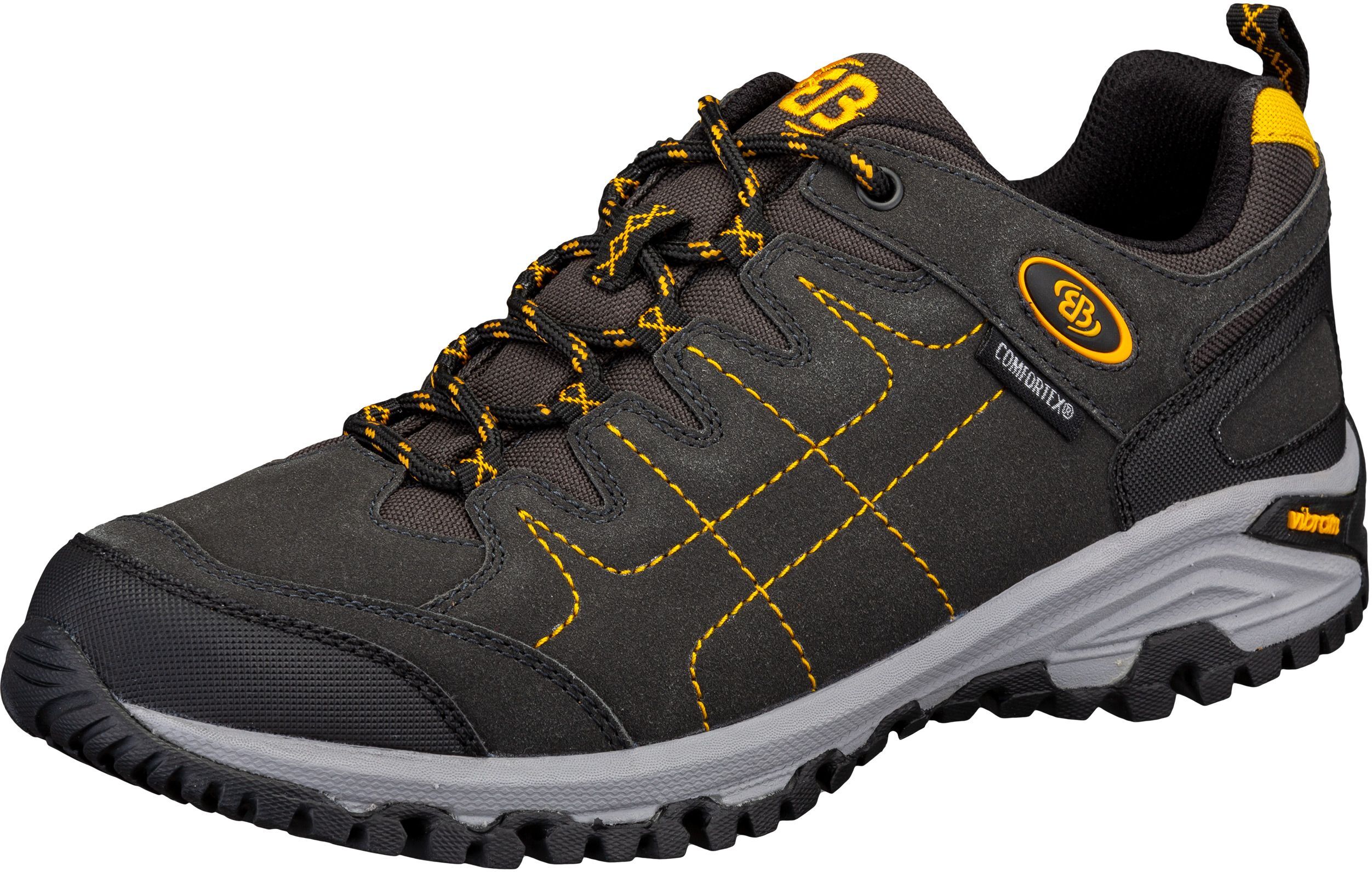 Outdoorschuh BRÜTTING "Outdoorschuh Mount Shasta Low", Herren, Gr. 42, grau, Synthetik, Schuhe Outdoorschuh