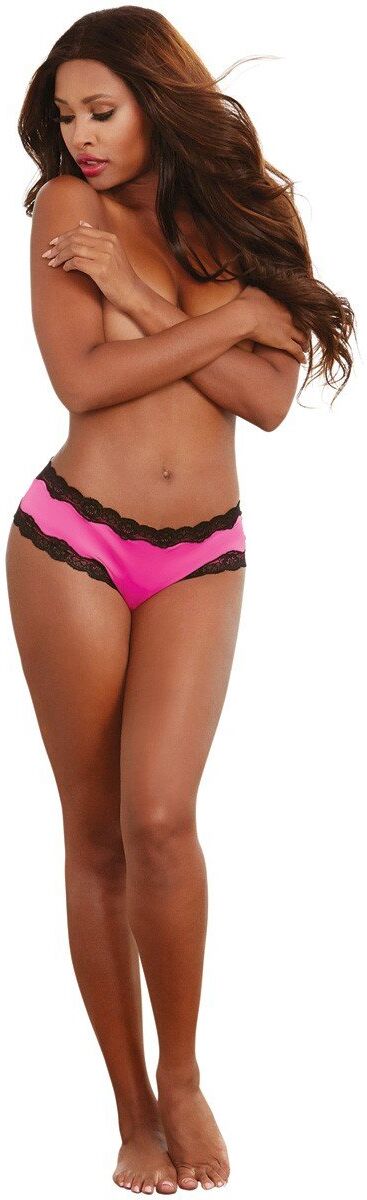 Dreamgirl panty avec laçage sur l'arrière - DG1434HPB