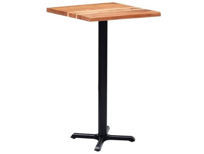 KTHLBRH Gamba Bartisch aus Gusseisen, schwarz, 56 x 56 x 107 cm Robuste Basis, einfache Montage, Plattenloch, Industriestil, nur Bein