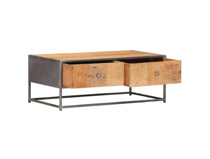 KKgypkn Couchtisch 90x50x35 cm Altholz Massiv Handgefertigt, Industriestil, Antiker Charme, Vielseitig nutzbar, Einzigartige Holzmaserung