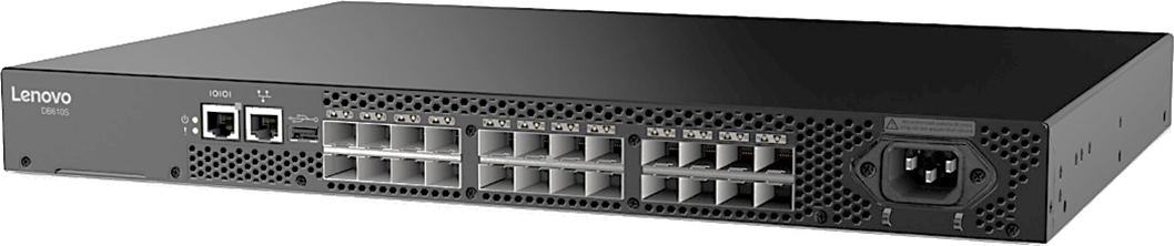 Lenovo DB610S, Gigabit Ethernet (10/100/1000), Vollduplex, Rack-Einbau, 1U