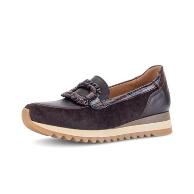 Slipper GABOR "Slipper", Damen, Gr. 40,5, braun, Schuhe Slipper