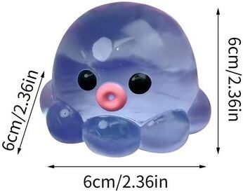 Inspired Finds CrystalOcto Squeeze Fidget Toy blue