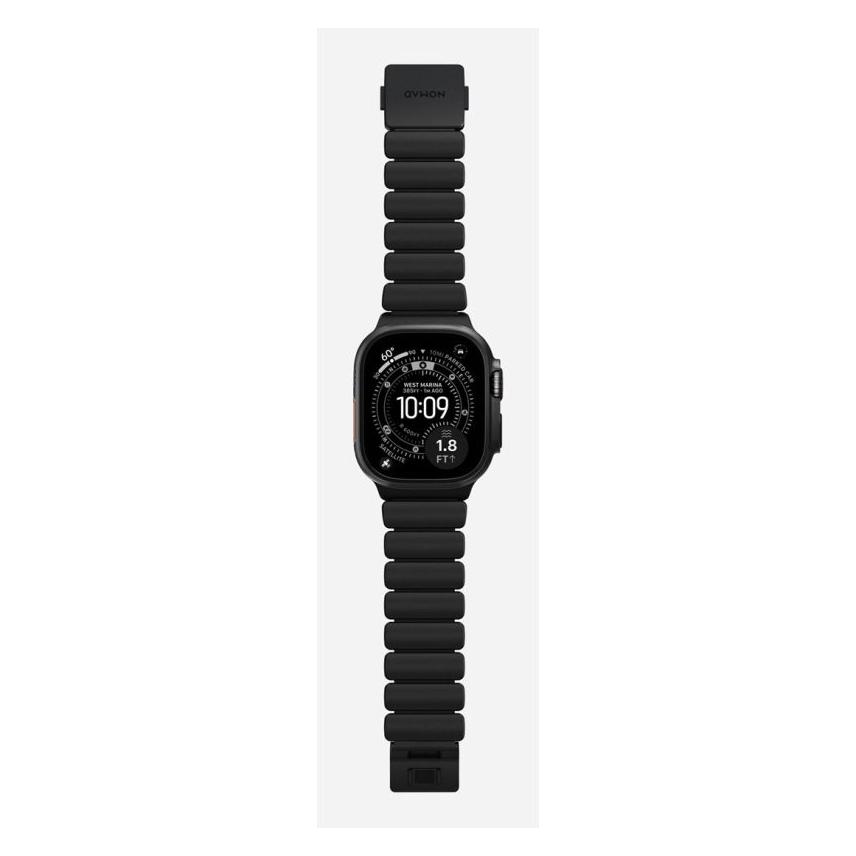 Nomad Spartan Band Black Titanium Black 49mm (FKM, Fluoroelastomer, Titan, Titanium) (NM011154858)