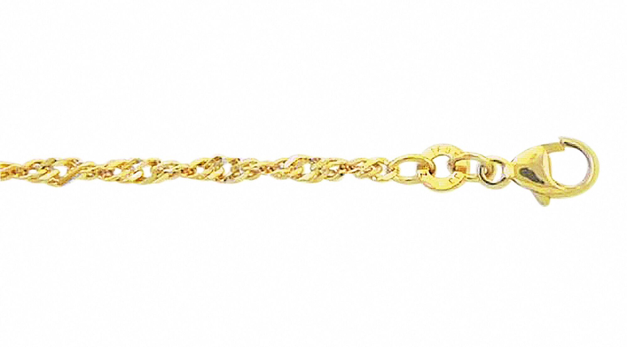 Goldarmband ADELIA´S "333 Gold Singapur Armband 18,5 cm", gold, Armbänder, Damen, Gold, Goldarmband, 18,5 cm 333 Gold Goldschmuck für Damen