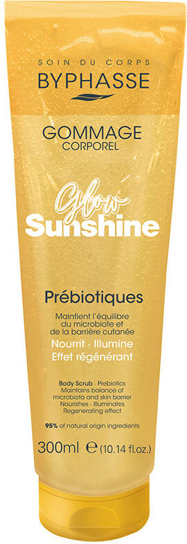 Byphasse Glow Sunshine exfoliante corporal prebiótico 300 ml