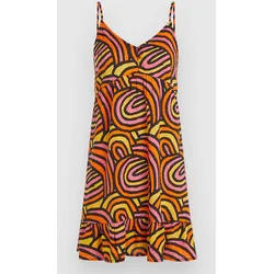 O'Neill Malu Beach Kleid orange rainbow stripe Gr. M