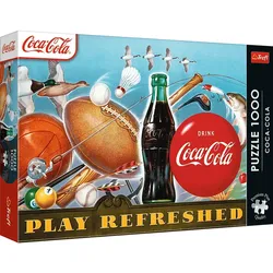 Puzzle - 1000 Premium Plus - Coca-Cola: Ein Moment der Erfrischung - Trefl 12101