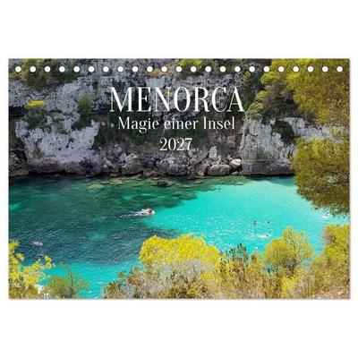 MENORCA Magie einer Insel (Tischkalender 2027 DIN A5 quer), CALVENDO Monatskalender