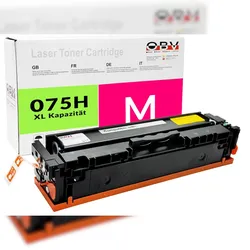 OBV Toner Magenta XL kompatibel mit Canon 075H - LBP646Cdw LBP647Cdw MF664Cdw MF667Cdw - ca. 2.500 Seiten