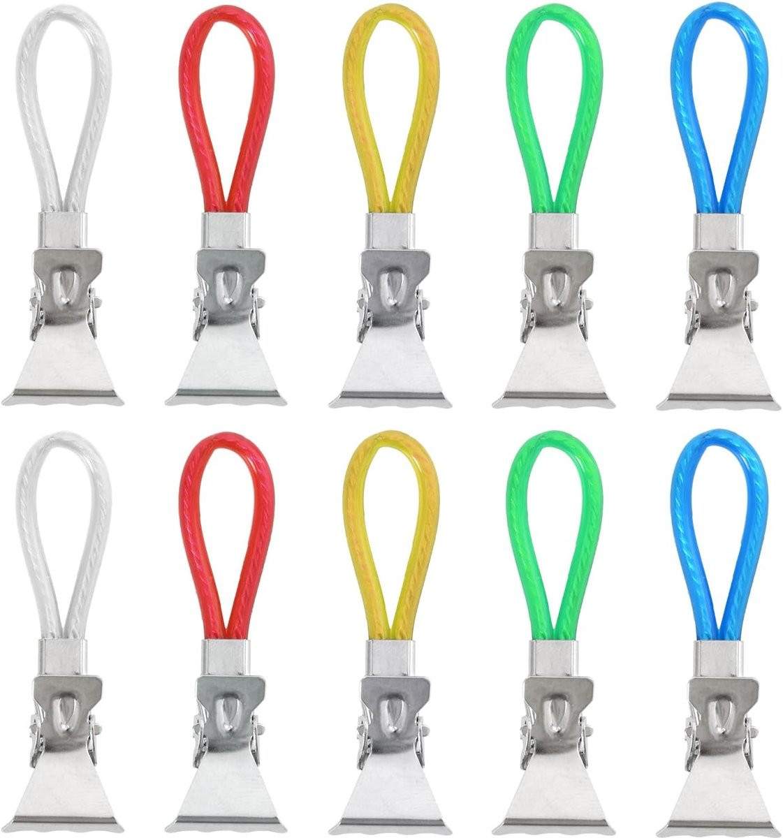 10 Stuks Metalen Handdoekhangers met Multifunctionele Clips voor Badkamer en Keuken
