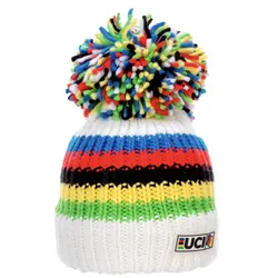 BIG BOBBLE HATS Bommelmütze UCI | weiß