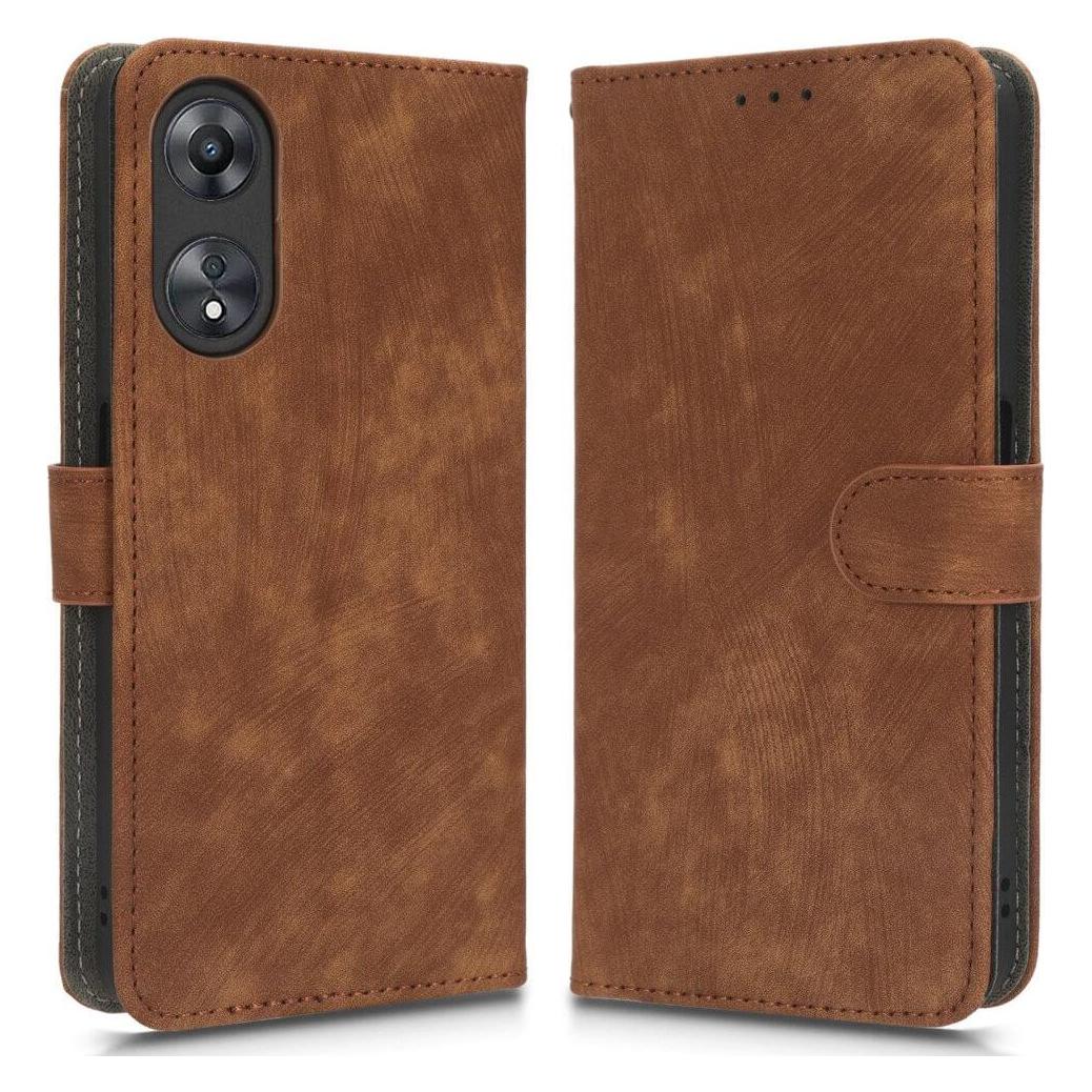 Cover-Discount OPPO A58 5G / A78 5G - Etui mit RFID Blocker braun (Oppo A78 5G) (660129363D)