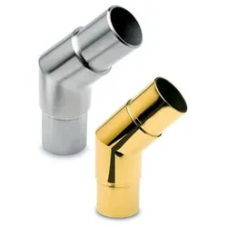 G-Fittings, Treppengeländer + Handlauf, Rohrverbinder 45°/135° für Barreling (Zink-Druckguss)