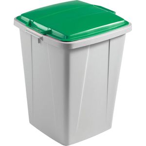 Durable Mülleimer Durabin VEH2012032, grau/grün, aus Kunststoff, 90 Liter