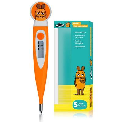 Bresser 10909 - DieMaus, Kinder-Fieberthermometer im Maus-Design, digital, wasserdicht