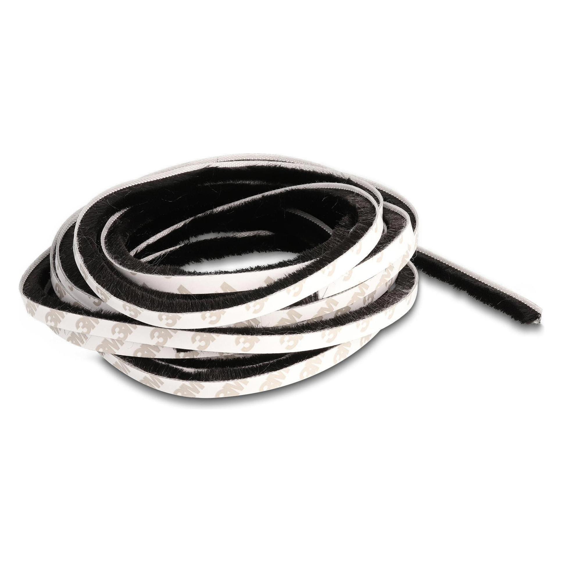 Delock Bürstenstreifen selbstklebend 8mm - Länge 5 (66893)