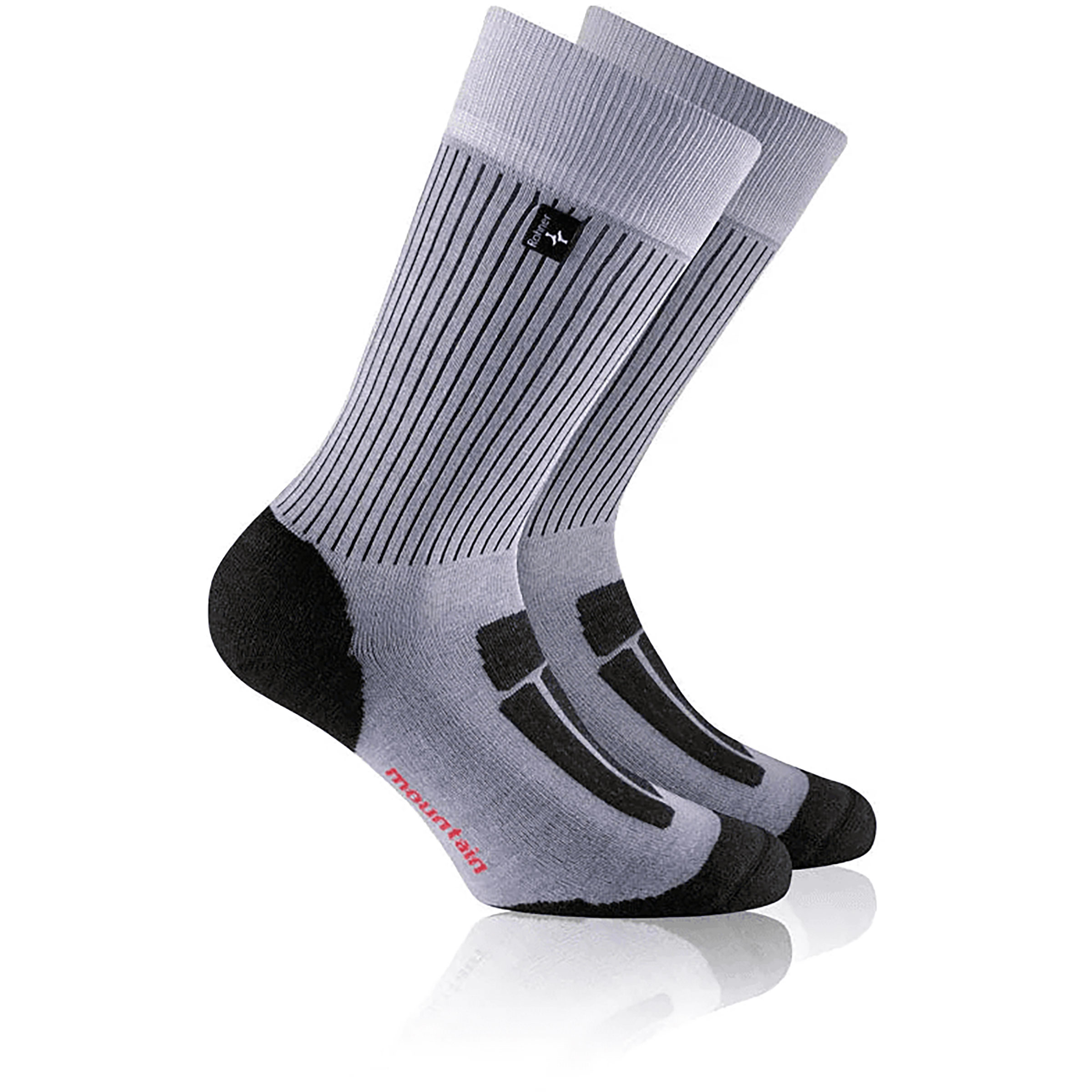 Rohner Mountain Trekking L/R Wandersocken lila Größe 39 Trekking Elastisch
