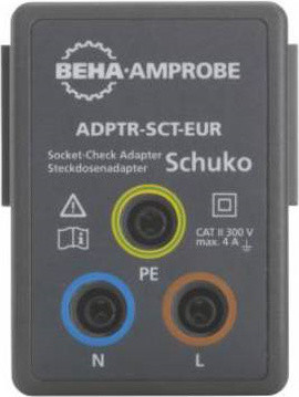 Fluke Amprobe Adapter ADPTR-SCT-EUR Stekkeradapter voor stopcontacten