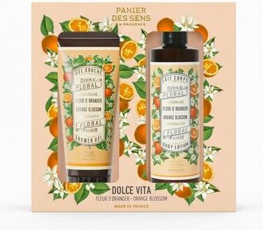 Nature & Decouvertes Coffret Floral Gel Duche & Creme de Corpo - Flor de Laranjeira - Nature & Découvertes