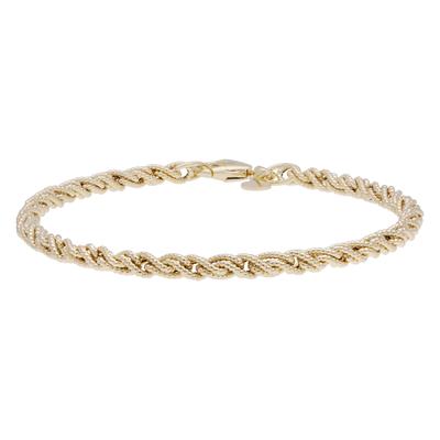 Armband FIRETTI "Schmuck Geschenk Gold 585 Armschmuck Armkette Fantasie", gold (gelbgoldfarben), Armbänder, Damen, 19cm, Gelbgold 585, Armband, Topseller