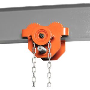 Unicraft Laufkatze HFW 3, 6171803, 3t Tragkraft, Haspelfahrwerk, Breite 74 - 220mm
