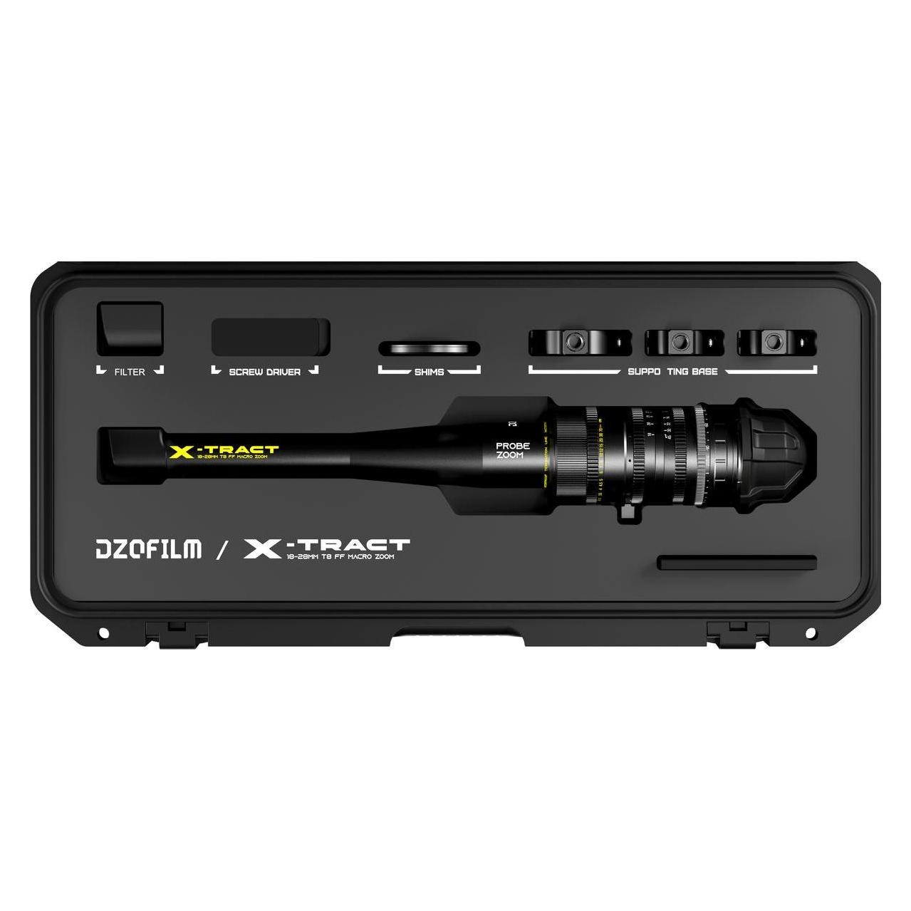 Dzofilm X-TRACT 18-28mm T.8 FF 90° Probe Macro Zoom Lens (L-Mount, Vollformat) (DZO-X1828B)