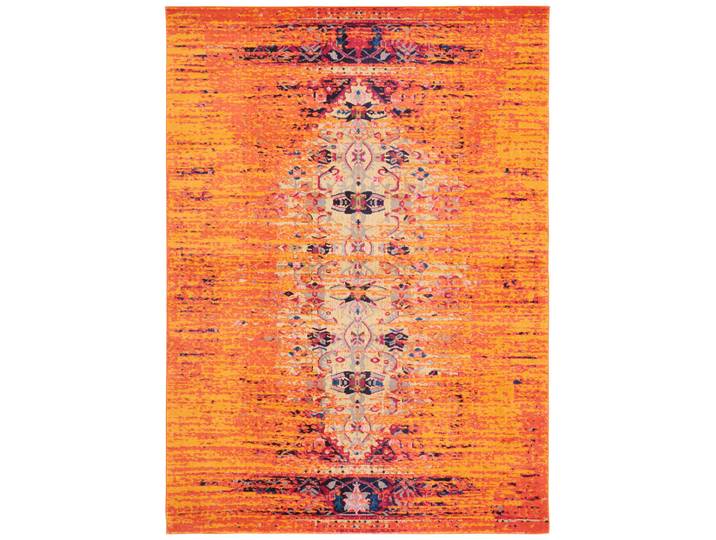 Tapis bohème chic en polypropylène orange/multicolore, 235 x 335 cm