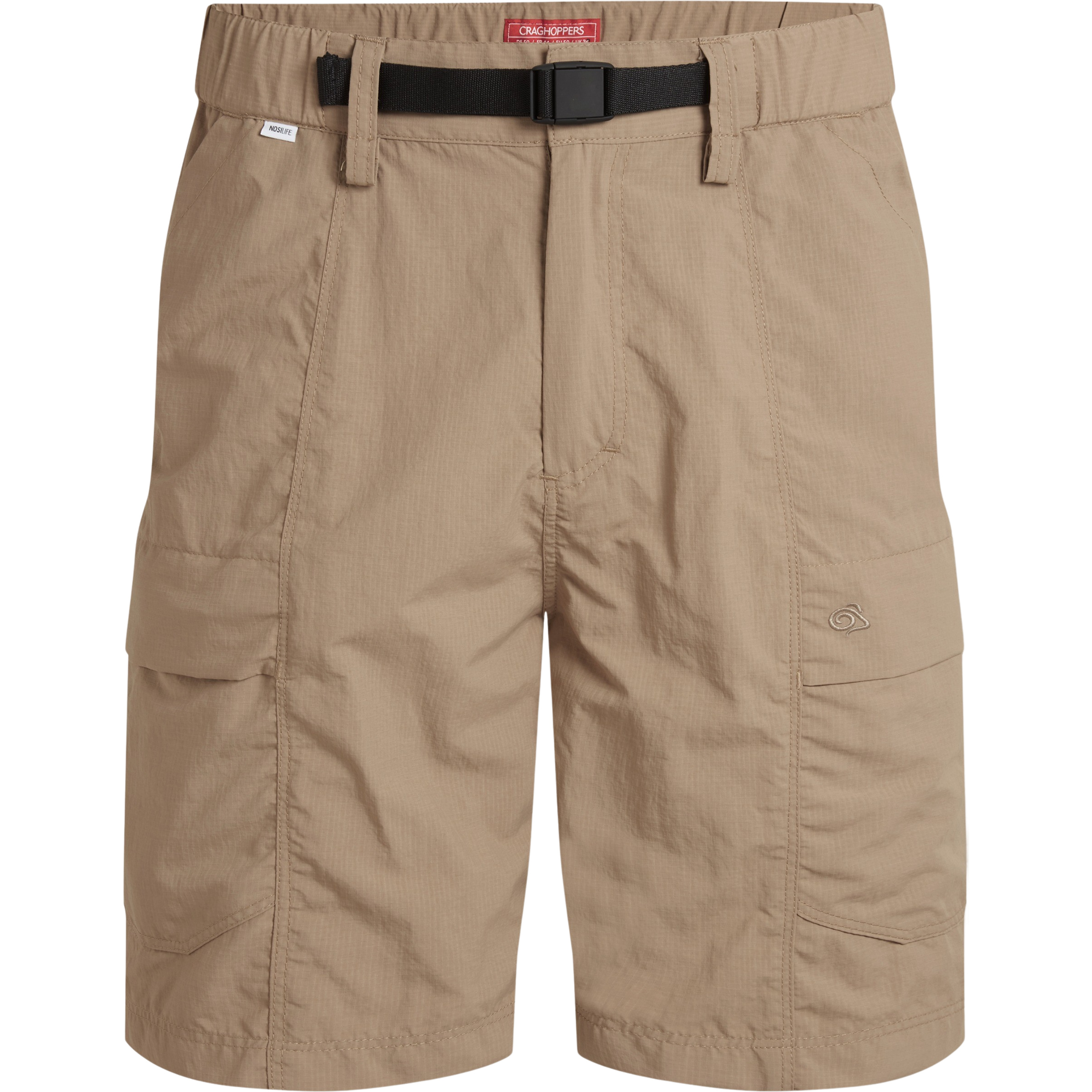Craghoppers Nosilife Kadin Cargo Herren Kurze Hosen beige Größe L Camping Elastisch Wasserabweisend