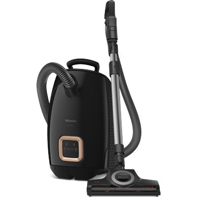 MIELE Bodenstaubsauger "Guard L1 Cat & Dog mit ComfortFit, Nachfolger Complete C3 Cat&Dog", schwarz (obsidianschwarz), B:50cm H:23,9cm T:28,8cm, Bodenstaubsauger, Leistungsstark, Aufsatz zur Tierhaarentfernung, Für Haustierbesitzer